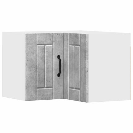 Vägghörnskåp LUCCA Betonggrå 57 x 57 x 40 cm Konstruerat trä