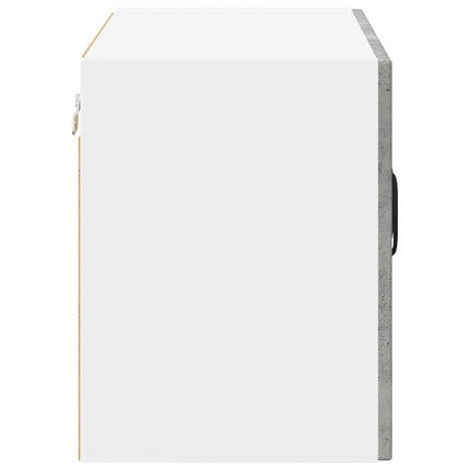 Väggglasförråd LUCCA Betonggrå 60 x 31 x 40 cm Konstruerat trä