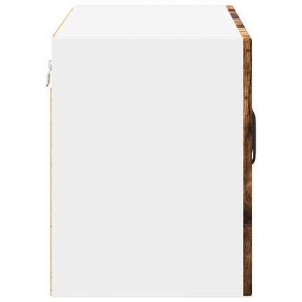 Väggglasförråd LUCCA Rökt ek 60 x 31 x 40 cm Konstruerat trä