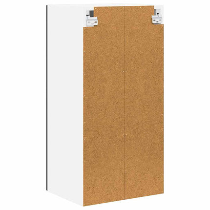 Väggglasförråd LUCCA 2 pcs Svart 40 x 31 x 80 cm
