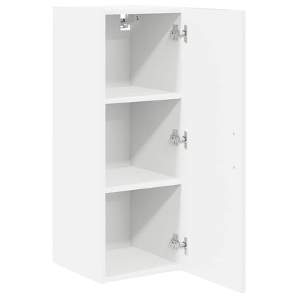 Väggskåp LUCCA 2 pcs Vit 30 x 31 x 80 cm Konstruerat trä