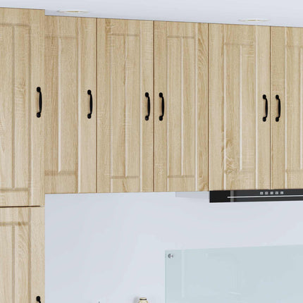 Väggskåp LUCCA 2 pcs Sonoma-ek 30 x 31 x 80 cm Konstruerat trä