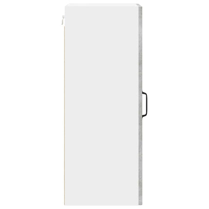 Väggskåp LUCCA 2 pcs Betonggrå 30 x 31 x 80 cm Konstruerat trä