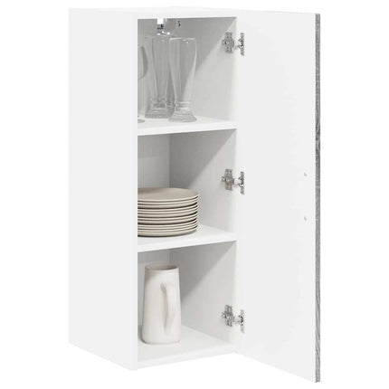 Väggskåp LUCCA 2 pcs Grå sonoma-ek 30 x 31 x 80 cm