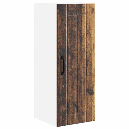 Väggskåp LUCCA 2 pcs Gammalt trä 30 x 31 x 80 cm