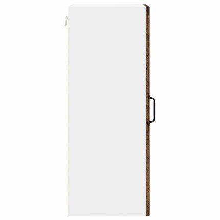 Väggskåp LUCCA 2 pcs Gammalt trä 30 x 31 x 80 cm