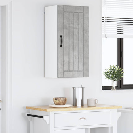 Väggskåp LUCCA Betonggrå 40 x 31 x 80 cm Konstruerat trä