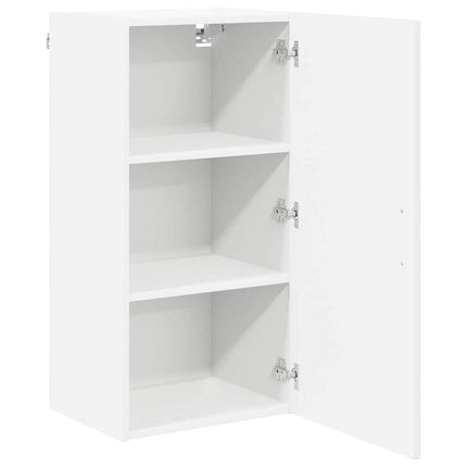 Väggskåp LUCCA Vit högglans 40 x 31 x 80 cm Konstruerat trä