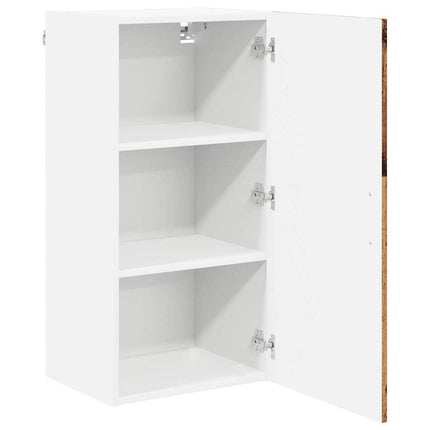 Väggskåp LUCCA Gammalt trä 40 x 31 x 80 cm Konstruerat trä