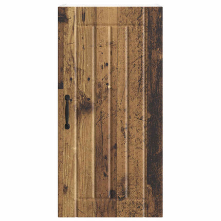 Väggskåp LUCCA Gammalt trä 40 x 31 x 80 cm Konstruerat trä