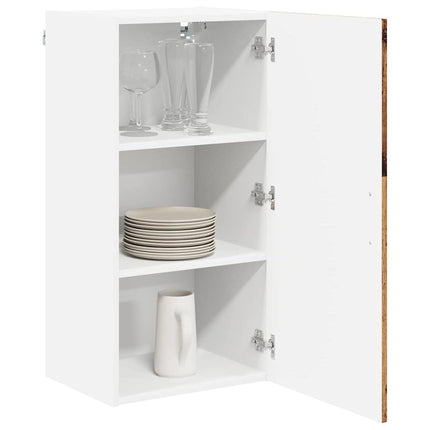 Väggskåp LUCCA Gammalt trä 40 x 31 x 80 cm Konstruerat trä
