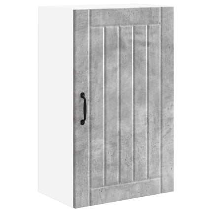 Väggskåp LUCCA Betonggrå 50 x 31 x 80 cm Konstruerat trä