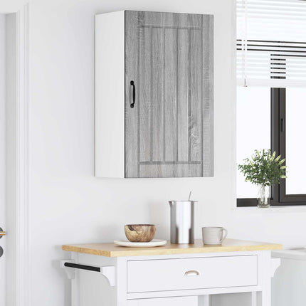Väggskåp LUCCA Grå sonoma-ek 50 x 31 x 80 cm Konstruerat trä
