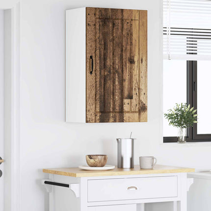 Väggskåp LUCCA Gammalt trä 50 x 31 x 80 cm Konstruerat trä