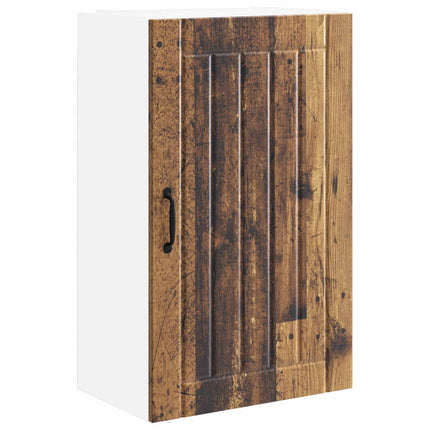 Väggskåp LUCCA Gammalt trä 50 x 31 x 80 cm Konstruerat trä