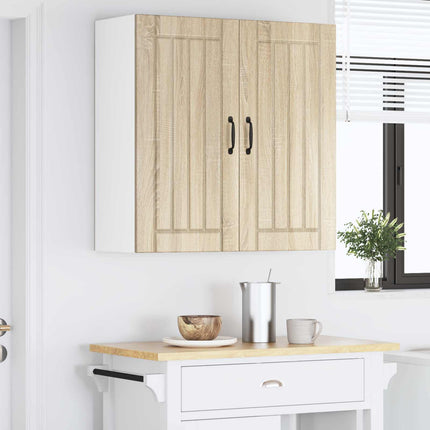 Väggskåp LUCCA Sonoma-ek 80 x 31 x 80 cm Konstruerat trä
