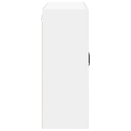 Väggskåp LUCCA Vit högglans 80 x 31 x 80 cm Konstruerat trä