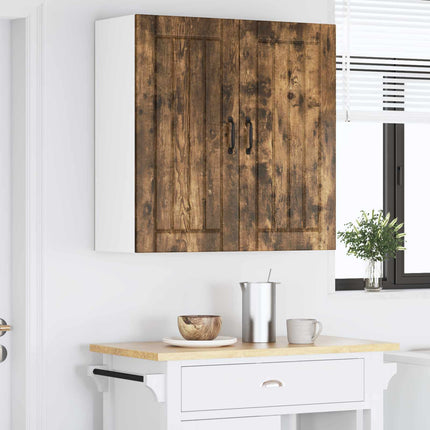 Väggskåp LUCCA Rökt ek 80 x 31 x 80 cm Konstruerat trä