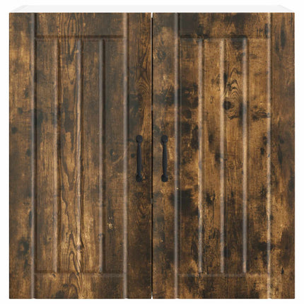 Väggskåp LUCCA Rökt ek 80 x 31 x 80 cm Konstruerat trä
