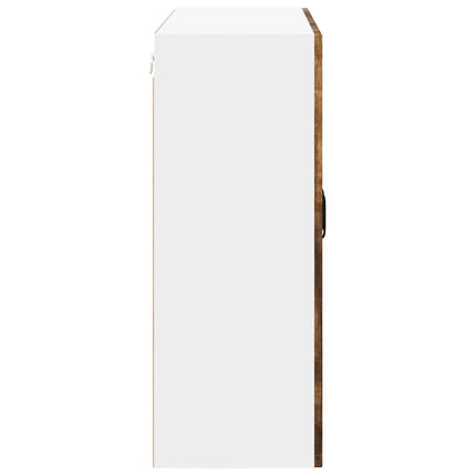 Väggskåp LUCCA Rökt ek 80 x 31 x 80 cm Konstruerat trä
