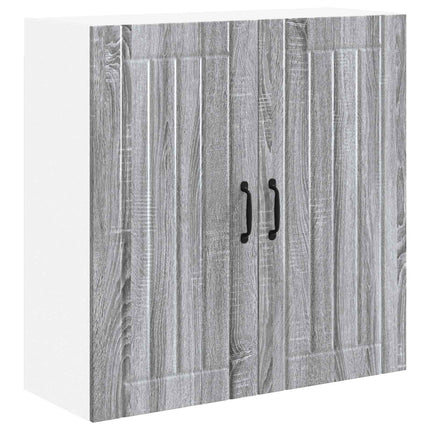Väggskåp LUCCA Grå sonoma-ek 80 x 31 x 80 cm Konstruerat trä