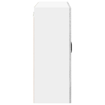 Väggskåp LUCCA Grå sonoma-ek 80 x 31 x 80 cm Konstruerat trä