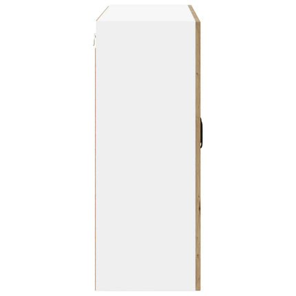 Väggglasförråd LUCCA Artisan-ek 80 x 31 x 80 cm Konstruerat trä