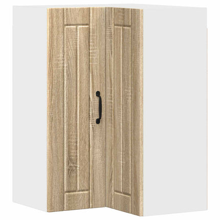 Vägghörnskåp LUCCA Sonoma-ek 57 x 57 x 80 cm Konstruerat trä