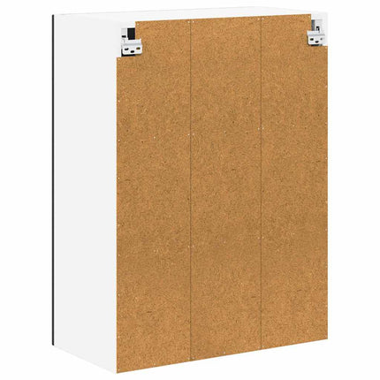 Väggglasförråd LUCCA Svart 60 x 31 x 80 cm Konstruerat trä