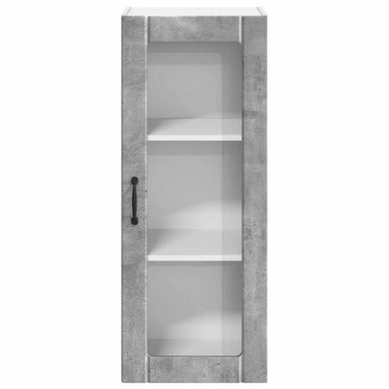 Väggglasförråd LUCCA Betonggrå 40 x 31 x 100 cm Konstruerat trä