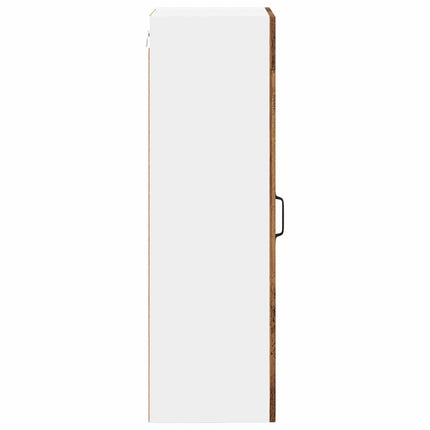 Väggskåp LUCCA Gammalt trä 40 x 31 x 100 cm Konstruerat trä