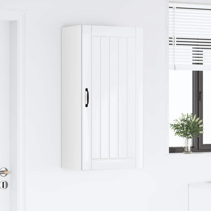 Väggskåp LUCCA Vit högglans 50 x 31 x 100 cm Konstruerat trä