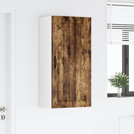 Väggskåp LUCCA Rökt ek 50 x 31 x 100 cm Konstruerat trä