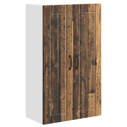 Väggskåp LUCCA Gammalt trä 60 x 31 x 100 cm Konstruerat trä