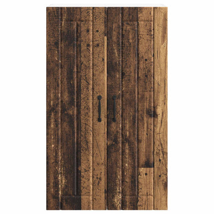 Väggskåp LUCCA Gammalt trä 60 x 31 x 100 cm Konstruerat trä