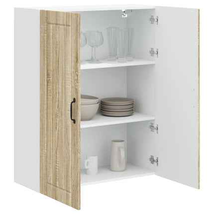 Väggskåp LUCCA Sonoma-ek 80 x 31 x 100 cm Konstruerat trä