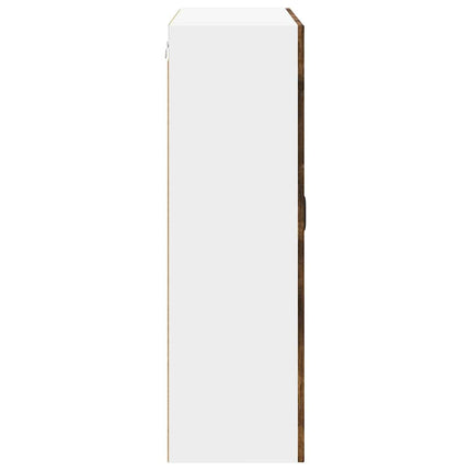 Väggskåp LUCCA Rökt ek 80 x 31 x 100 cm Konstruerat trä