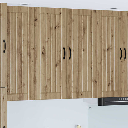 Väggskåp LUCCA Artisan-ek 80 x 31 x 100 cm Konstruerat trä