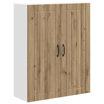 Väggskåp LUCCA Artisan-ek 80 x 31 x 100 cm Konstruerat trä