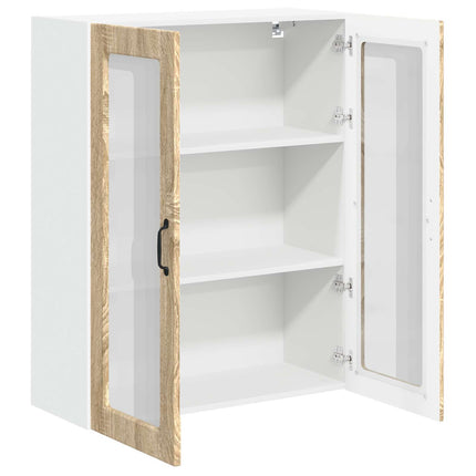 Väggglasförråd LUCCA Sonoma-ek 80 x 31 x 100 cm Konstruerat trä