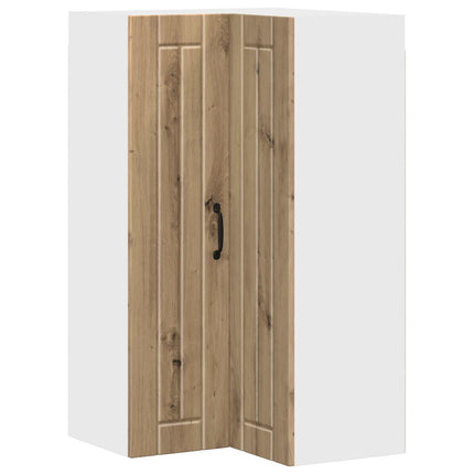 Vägghörnskåp LUCCA Artisan-ek 57 x 57 x 100 cm Konstruerat trä