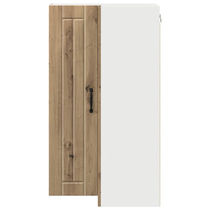 Vägghörnskåp LUCCA Artisan-ek 57 x 57 x 100 cm Konstruerat trä