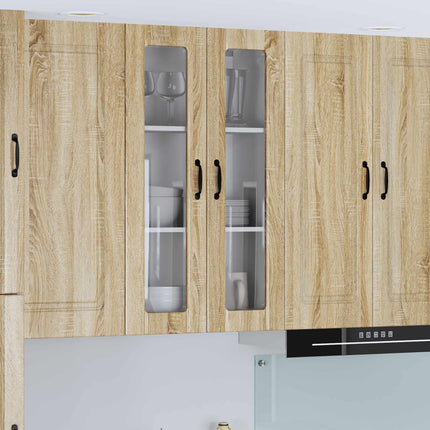 Väggglasförråd LUCCA Sonoma-ek 60 x 31 x 100 cm Konstruerat trä