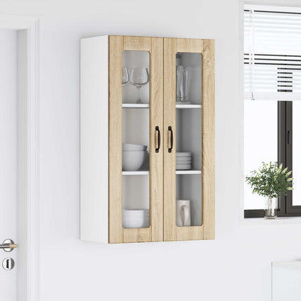 Väggglasförråd LUCCA Sonoma-ek 60 x 31 x 100 cm Konstruerat trä