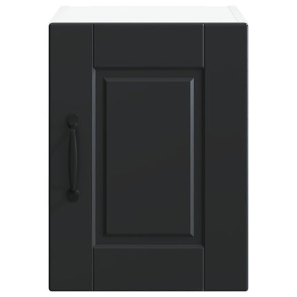 Väggskåp PORTO 2 pcs Svart 30 x 31 x 40 cm Konstruerat trä