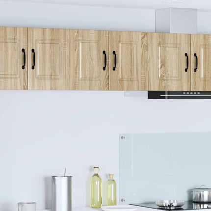 Väggskåp PORTO 2 pcs Sonoma-ek 30 x 31 x 40 cm Konstruerat trä