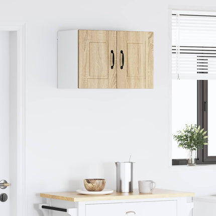 Väggskåp PORTO 2 pcs Sonoma-ek 30 x 31 x 40 cm Konstruerat trä