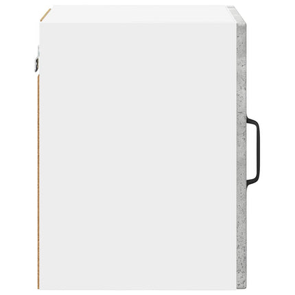 Väggskåp PORTO 2 pcs Betonggrå 30 x 31 x 40 cm Konstruerat trä