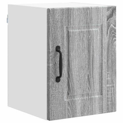 Väggskåp PORTO 2 pcs Grå Sonoma 30 x 31 x 40 cm Konstruerat trä