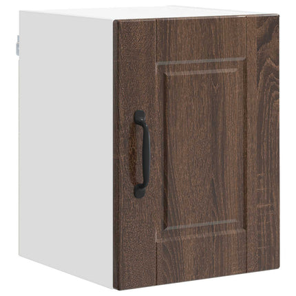 Väggskåp PORTO 2 pcs Brun Ek 30 x 31 x 40 cm Konstruerat trä
